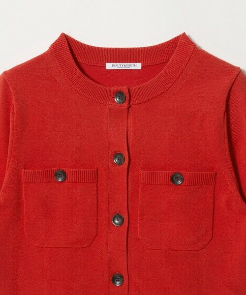 BEAUTY&YOUTH UNITED ARROWS / ビューティー&ユース ユナイテッドアローズ カーディガン・ボレロ | ポケット ハーフスリーブ カーディガン ウォッシャブル | 詳細29