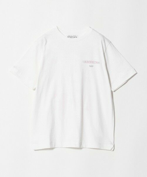BEAUTY&YOUTH UNITED ARROWS / ビューティー&ユース ユナイテッドアローズ Tシャツ | ＜Americana＞ロゴ プリント Tシャツ | 詳細4
