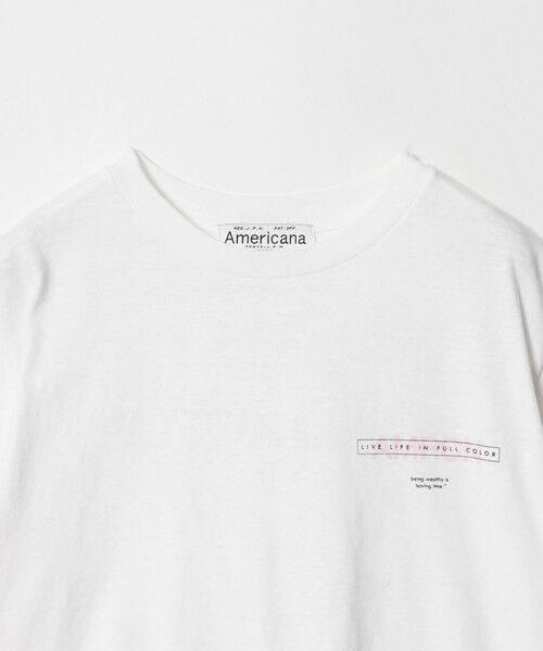BEAUTY&YOUTH UNITED ARROWS / ビューティー&ユース ユナイテッドアローズ Tシャツ | ＜Americana＞ロゴ プリント Tシャツ | 詳細6