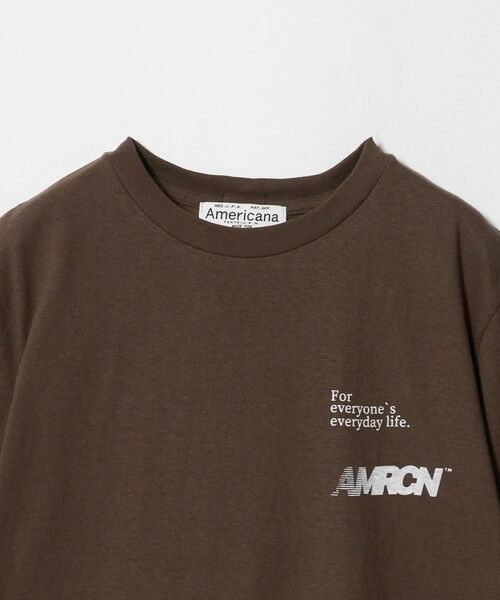 BEAUTY&YOUTH UNITED ARROWS / ビューティー&ユース ユナイテッドアローズ Tシャツ | ＜Americana＞ロゴ プリント Tシャツ | 詳細17