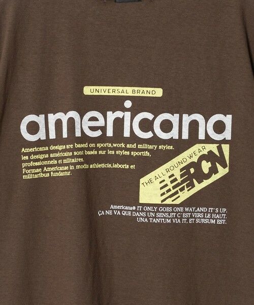 BEAUTY&YOUTH UNITED ARROWS / ビューティー&ユース ユナイテッドアローズ Tシャツ | ＜Americana＞ロゴ プリント Tシャツ | 詳細22