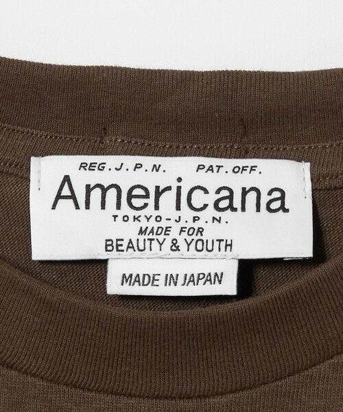 BEAUTY&YOUTH UNITED ARROWS / ビューティー&ユース ユナイテッドアローズ Tシャツ | ＜Americana＞ロゴ プリント Tシャツ | 詳細24