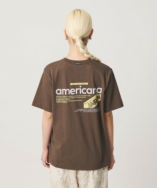 BEAUTY&YOUTH UNITED ARROWS / ビューティー&ユース ユナイテッドアローズ Tシャツ | ＜Americana＞ロゴ プリント Tシャツ | 詳細14