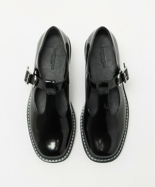 BEAUTY&YOUTH UNITED ARROWS / ビューティー&ユース ユナイテッドアローズ ビジネス・ドレスシューズ | レザーライク Tストラップ ローファー | 詳細2