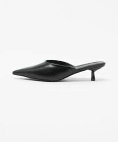 BEAUTY&YOUTH UNITED ARROWS / ビューティー&ユース ユナイテッドアローズ サンダル | レザー ポインテッドトゥ ミュール