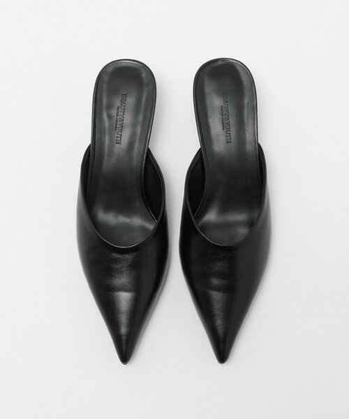 BEAUTY&YOUTH UNITED ARROWS / ビューティー&ユース ユナイテッドアローズ サンダル | レザー ポインテッドトゥ ミュール | 詳細4