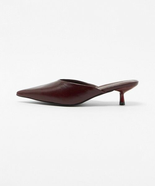 BEAUTY&YOUTH UNITED ARROWS / ビューティー&ユース ユナイテッドアローズ サンダル | レザー ポインテッドトゥ ミュール | 詳細6