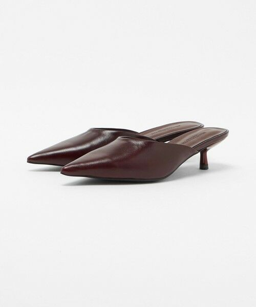 BEAUTY&YOUTH UNITED ARROWS / ビューティー&ユース ユナイテッドアローズ サンダル | レザー ポインテッドトゥ ミュール | 詳細7