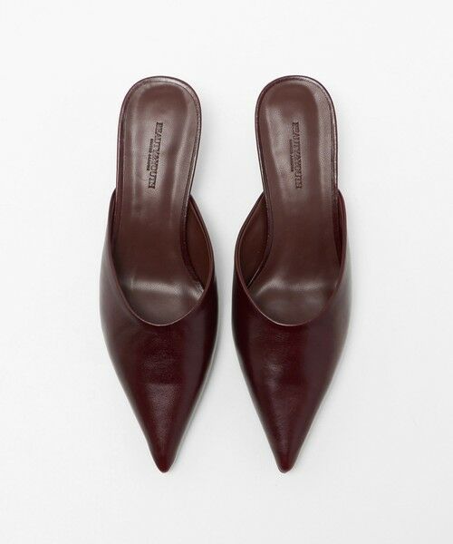 BEAUTY&YOUTH UNITED ARROWS / ビューティー&ユース ユナイテッドアローズ サンダル | レザー ポインテッドトゥ ミュール | 詳細8
