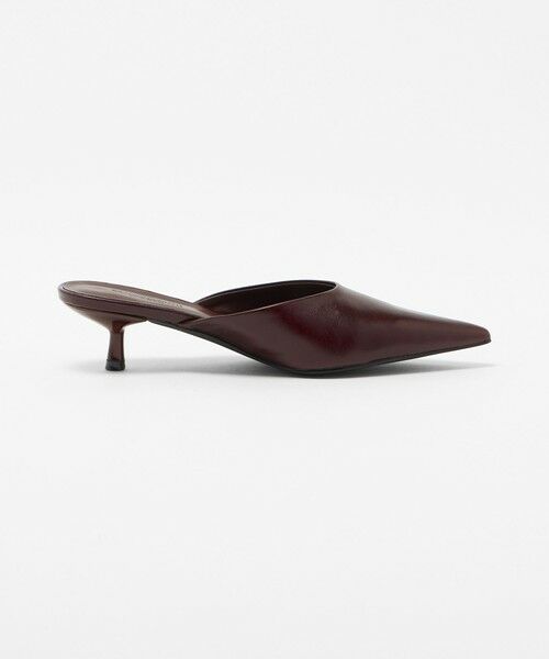 BEAUTY&YOUTH UNITED ARROWS / ビューティー&ユース ユナイテッドアローズ サンダル | レザー ポインテッドトゥ ミュール | 詳細9