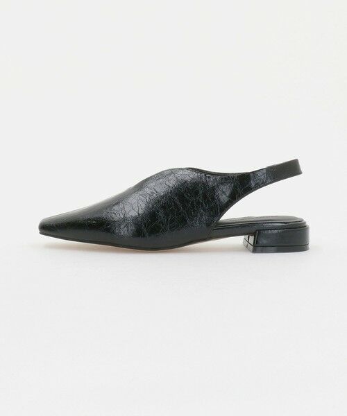 BEAUTY&YOUTH UNITED ARROWS / ビューティー&ユース ユナイテッドアローズ パンプス | Vカット バックストラップ パンプス（BLACK）