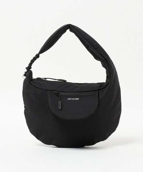 BEAUTY&YOUTH UNITED ARROWS / ビューティー&ユース ユナイテッドアローズ ショルダーバッグ | ＜ADD CULUMN＞ナイロン ムーン ショルダーバッグ（BLACK）
