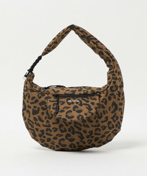 BEAUTY&YOUTH UNITED ARROWS / ビューティー&ユース ユナイテッドアローズ ショルダーバッグ | 【別注】＜ADD CULUMN＞レオパード ナイロン ムーン ショルダーバッグ | 詳細3