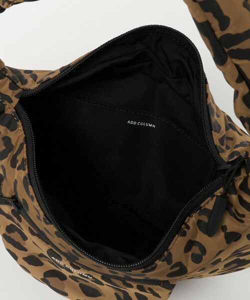BEAUTY&YOUTH UNITED ARROWS / ビューティー&ユース ユナイテッドアローズ ショルダーバッグ | 【別注】＜ADD CULUMN＞レオパード ナイロン ムーン ショルダーバッグ | 詳細9