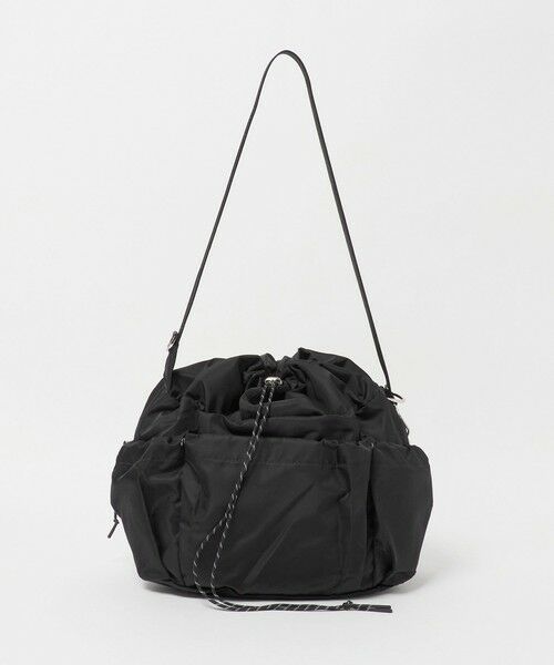 BEAUTY&YOUTH UNITED ARROWS / ビューティー&ユース ユナイテッドアローズ ショルダーバッグ | ＜NOMADIS＞ナイロン SQUASH ショルダーバッグ（BLACK）