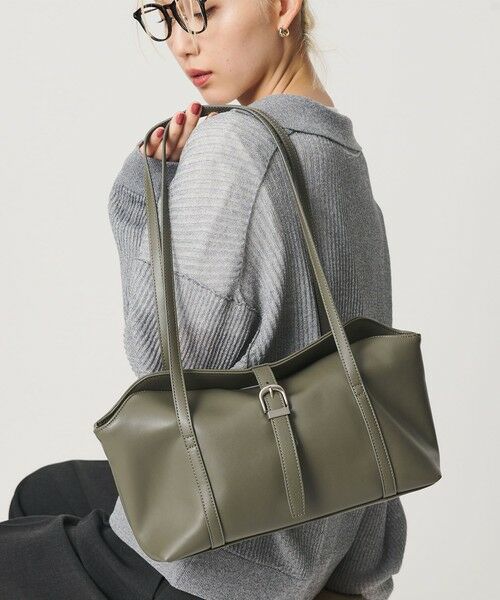 BEAUTY&YOUTH UNITED ARROWS / ビューティー&ユース ユナイテッドアローズ トートバッグ | ベルト フラップ トートバッグ | 詳細9