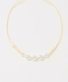 BEAUTY&YOUTH UNITED ARROWS / ビューティー&ユース ユナイテッドアローズ ネックレス・ペンダント・チョーカー | ＜ERICKA NICOLAS BEGAY＞SHINY 5ボール ショートネックレス