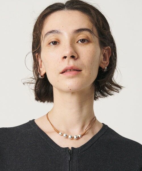 BEAUTY&YOUTH UNITED ARROWS / ビューティー&ユース ユナイテッドアローズ ネックレス・ペンダント・チョーカー | ＜ERICKA NICOLAS BEGAY＞SHINY 5ボール ショートネックレス | 詳細2