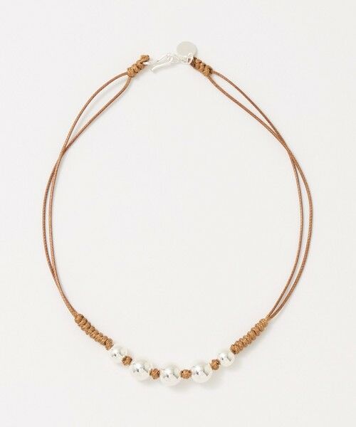 BEAUTY&YOUTH UNITED ARROWS / ビューティー&ユース ユナイテッドアローズ ネックレス・ペンダント・チョーカー | ＜ERICKA NICOLAS BEGAY＞SHINY 5ボール ショートネックレス | 詳細3