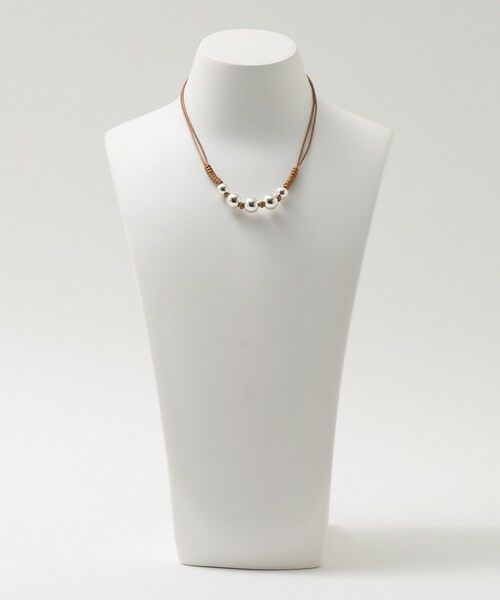 BEAUTY&YOUTH UNITED ARROWS / ビューティー&ユース ユナイテッドアローズ ネックレス・ペンダント・チョーカー | ＜ERICKA NICOLAS BEGAY＞SHINY 5ボール ショートネックレス | 詳細8