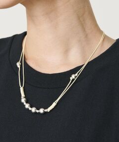 BEAUTY&YOUTH UNITED ARROWS / ビューティー&ユース ユナイテッドアローズ ネックレス・ペンダント・チョーカー | ＜ERICKA NICOLAS BEGAY＞SHINY 4ボール ネックレス