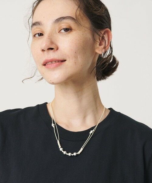 BEAUTY&YOUTH UNITED ARROWS / ビューティー&ユース ユナイテッドアローズ ネックレス・ペンダント・チョーカー | ＜ERICKA NICOLAS BEGAY＞SHINY 4ボール ネックレス | 詳細1