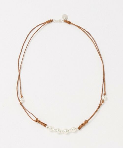 BEAUTY&YOUTH UNITED ARROWS / ビューティー&ユース ユナイテッドアローズ ネックレス・ペンダント・チョーカー | ＜ERICKA NICOLAS BEGAY＞SHINY 4ボール ネックレス | 詳細4