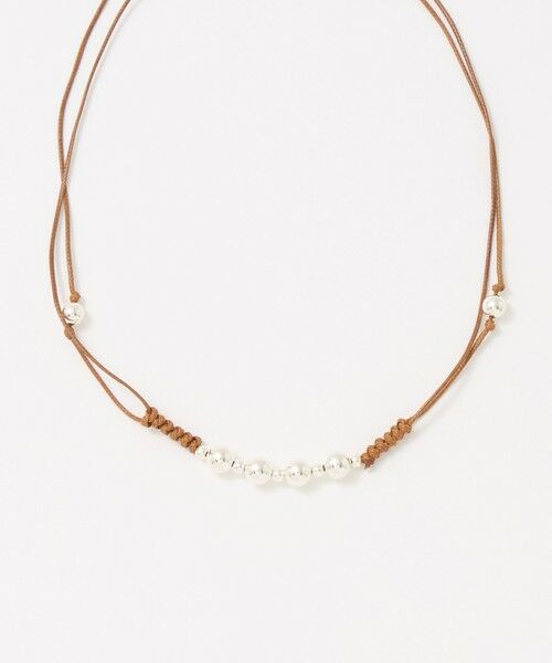 BEAUTY&YOUTH UNITED ARROWS / ビューティー&ユース ユナイテッドアローズ ネックレス・ペンダント・チョーカー | ＜ERICKA NICOLAS BEGAY＞SHINY 4ボール ネックレス（MD.BROWN）