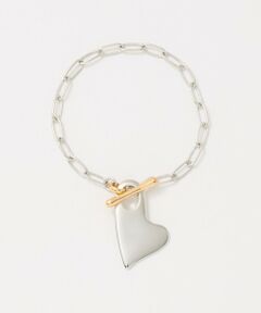 BEAUTY&YOUTH UNITED ARROWS / ビューティー&ユース ユナイテッドアローズ ブレスレット・バングル | ＜LAPUIS＞MIX Nuance heart ブレスレット