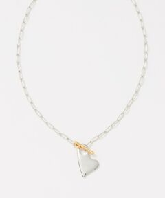 BEAUTY&YOUTH UNITED ARROWS / ビューティー&ユース ユナイテッドアローズ ネックレス・ペンダント・チョーカー | 【別注】＜LAPUIS＞MIX Nuance heart ネックレス