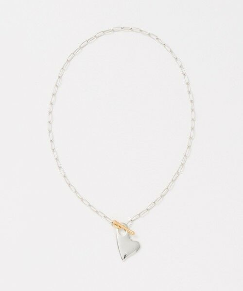 BEAUTY&YOUTH UNITED ARROWS / ビューティー&ユース ユナイテッドアローズ ネックレス・ペンダント・チョーカー | 【別注】＜LAPUIS＞MIX Nuance heart ネックレス | 詳細1