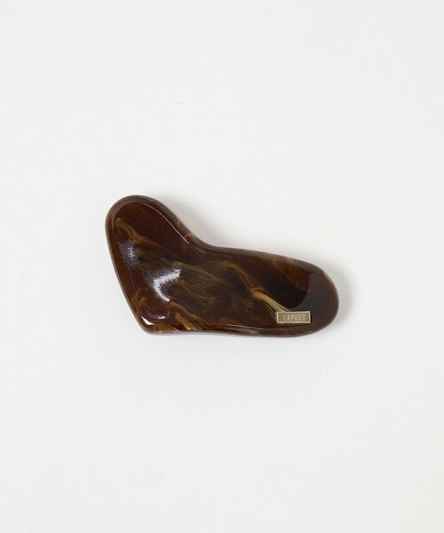 BEAUTY&YOUTH UNITED ARROWS / ビューティー&ユース ユナイテッドアローズ カチューシャ・カチューム・その他 | ＜LAPUIS＞Plump heart バレッタ/S（MD.BROWN）