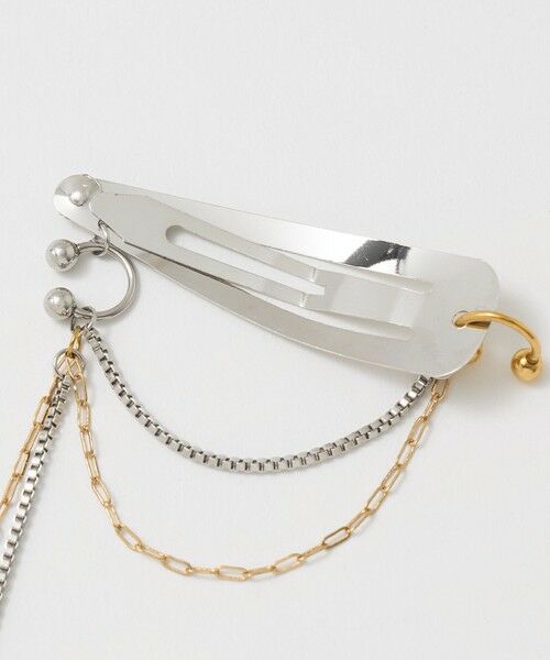 BEAUTY&YOUTH UNITED ARROWS / ビューティー&ユース ユナイテッドアローズ ヘアピン | ＜heyep＞ピアス チェーン ヘアクリップ/2P | 詳細4