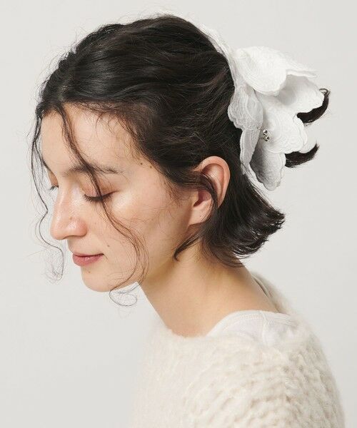 BEAUTY&YOUTH UNITED ARROWS / ビューティー&ユース ユナイテッドアローズ ヘアゴム・シュシュ | ＜heyep＞ピアス レース シュシュ | 詳細1