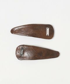 BEAUTY&YOUTH UNITED ARROWS / ビューティー&ユース ユナイテッドアローズ ヘアピン | ＜heyep＞レザーライク ヘアクリップ/2P