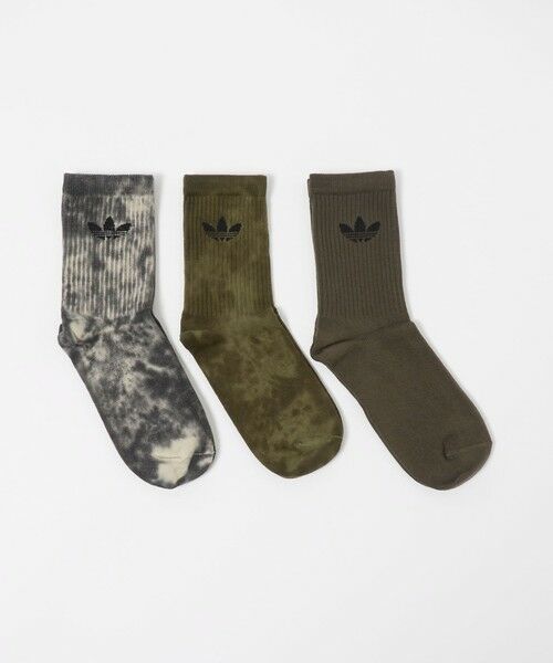 BEAUTY&YOUTH UNITED ARROWS / ビューティー&ユース ユナイテッドアローズ ソックス | ＜adidas Originals＞タイダイ クルーソックス/3P（OLIVE）