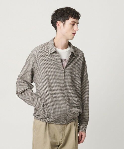 BEAUTY&YOUTH UNITED ARROWS / ビューティー&ユース ユナイテッドアローズ シャツ・ブラウス | アーバン サッカー チェック ジップ シャツ | 詳細3
