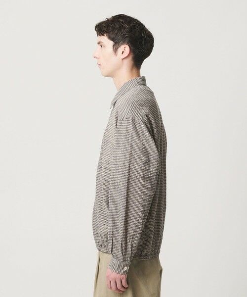 BEAUTY&YOUTH UNITED ARROWS / ビューティー&ユース ユナイテッドアローズ シャツ・ブラウス | アーバン サッカー チェック ジップ シャツ | 詳細5