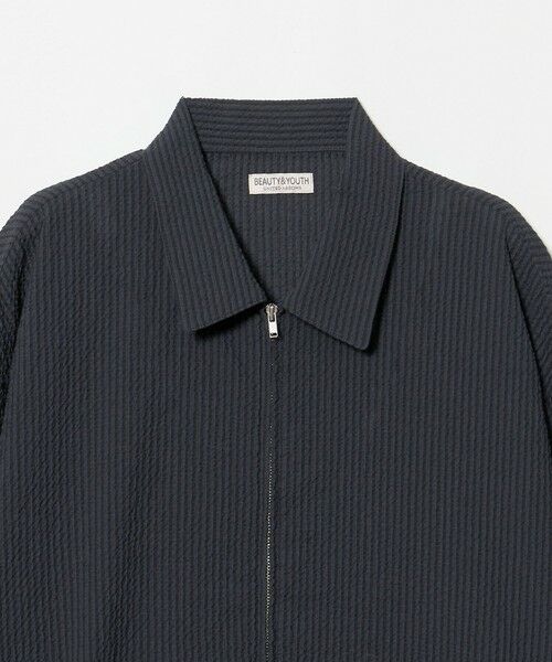 BEAUTY&YOUTH UNITED ARROWS / ビューティー&ユース ユナイテッドアローズ シャツ・ブラウス | アーバン サッカー チェック ジップ シャツ | 詳細16