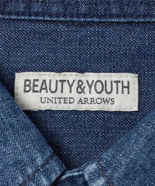 BEAUTY&YOUTH UNITED ARROWS / ビューティー&ユース ユナイテッドアローズ シャツ・ブラウス | シェービング デニム レギュラーカラー シャツ GRANDE型 | 詳細6