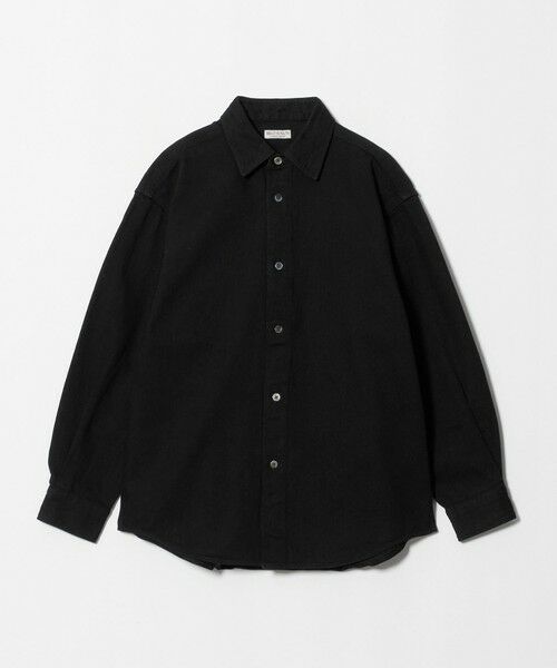 BEAUTY&YOUTH UNITED ARROWS / ビューティー&ユース ユナイテッドアローズ シャツ・ブラウス | ライト ハイツイスト デニム オーバー シャツ（BLACK）