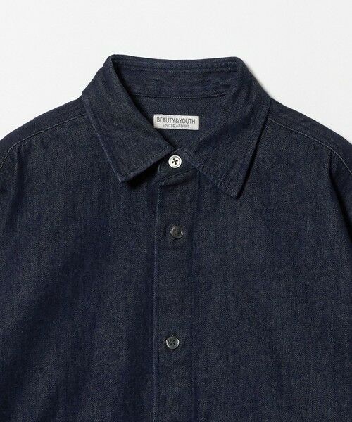 BEAUTY&YOUTH UNITED ARROWS / ビューティー&ユース ユナイテッドアローズ シャツ・ブラウス | ライト ハイツイスト デニム オーバー シャツ | 詳細5