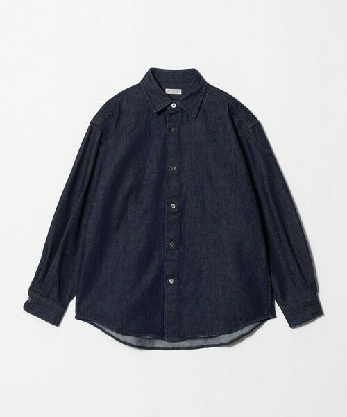 BEAUTY&YOUTH UNITED ARROWS / ビューティー&ユース ユナイテッドアローズ シャツ・ブラウス | ライト ハイツイスト デニム オーバー シャツ（NAVY）