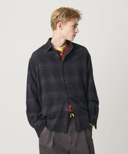 BEAUTY&YOUTH UNITED ARROWS / ビューティー&ユース ユナイテッドアローズ シャツ・ブラウス | ウーブン ネル チェック シャツ | 詳細4