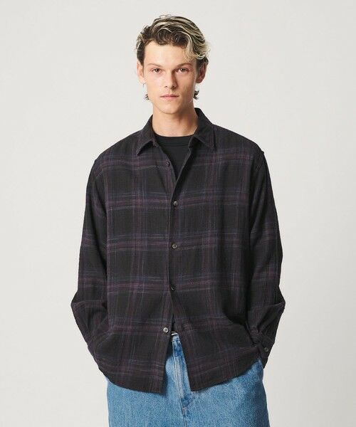 BEAUTY&YOUTH UNITED ARROWS / ビューティー&ユース ユナイテッドアローズ シャツ・ブラウス | ウーブン ネル チェック シャツ | 詳細7
