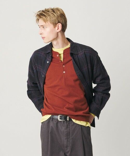 BEAUTY&YOUTH UNITED ARROWS / ビューティー&ユース ユナイテッドアローズ シャツ・ブラウス | ウーブン ネル チェック シャツ（DK.GRAY）