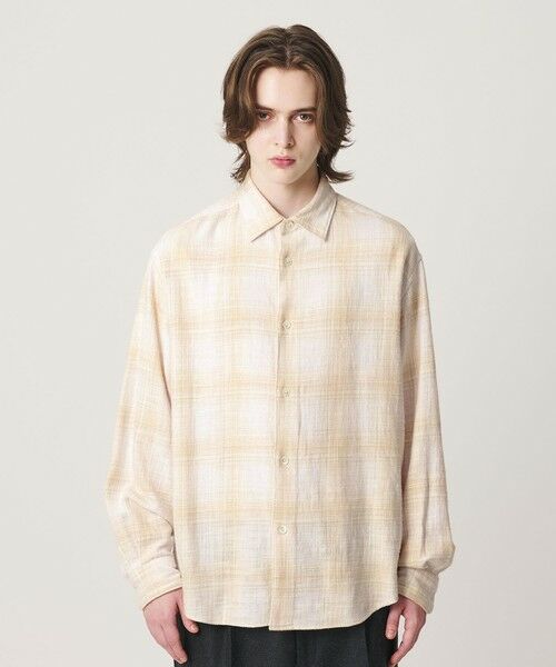 BEAUTY&YOUTH UNITED ARROWS / ビューティー&ユース ユナイテッドアローズ シャツ・ブラウス | ウーブン ネル チェック シャツ | 詳細16