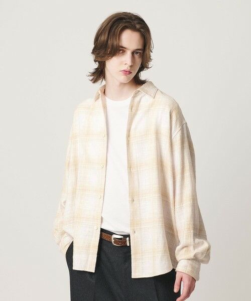 BEAUTY&YOUTH UNITED ARROWS / ビューティー&ユース ユナイテッドアローズ シャツ・ブラウス | ウーブン ネル チェック シャツ | 詳細14