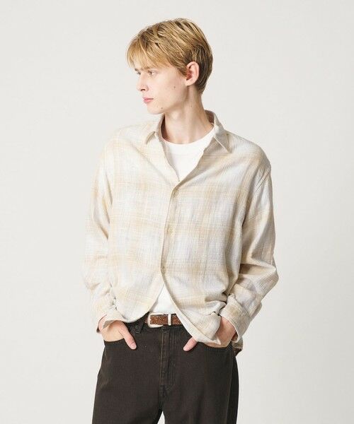 BEAUTY&YOUTH UNITED ARROWS / ビューティー&ユース ユナイテッドアローズ シャツ・ブラウス | ウーブン ネル チェック シャツ | 詳細15