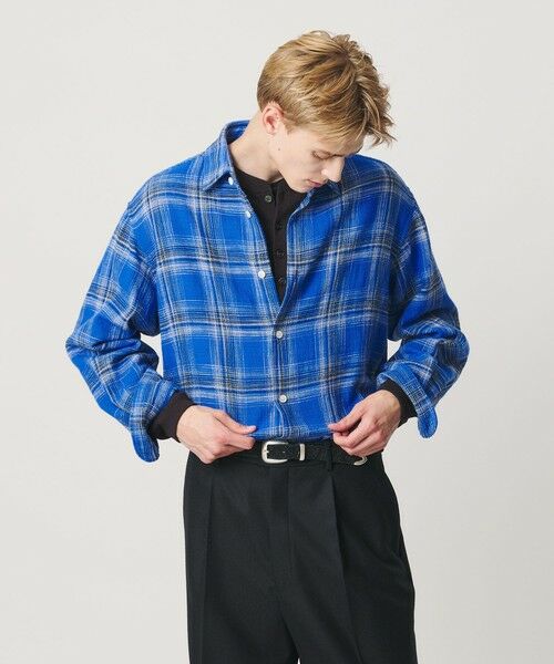 BEAUTY&YOUTH UNITED ARROWS / ビューティー&ユース ユナイテッドアローズ シャツ・ブラウス | ウーブン ネル チェック シャツ（ROYAL）